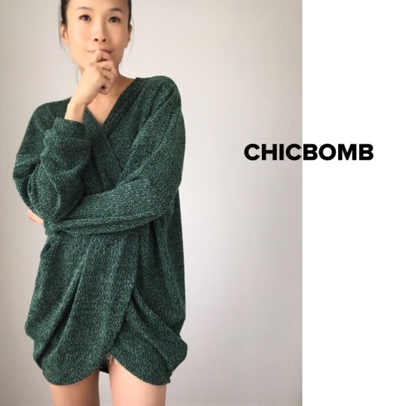 NEW Dark HUNTER GREEN open front Cardigan - Picture 7 of 7